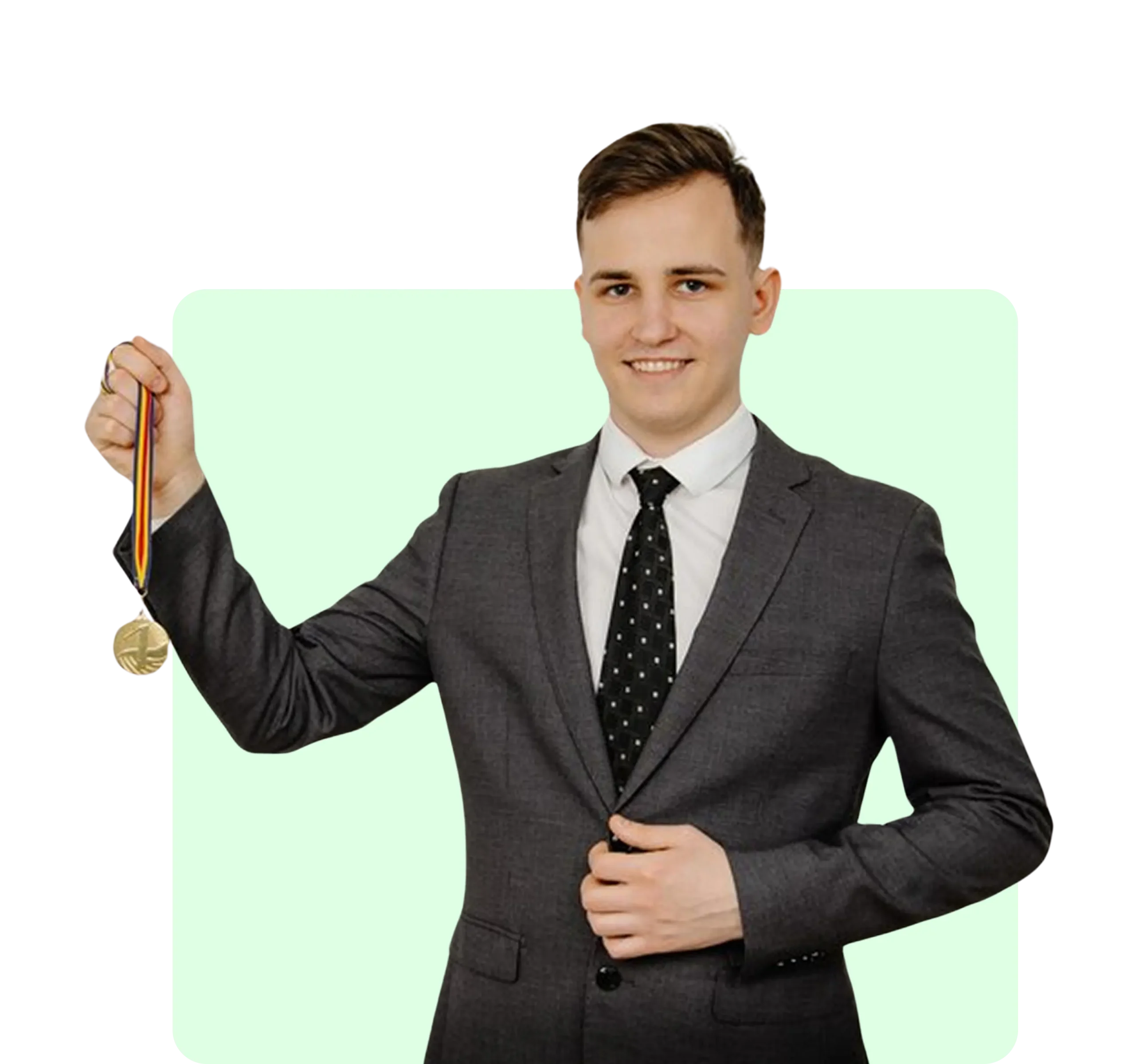 Solvars team member representing innovation and success in the London Design Awards for digital creativity