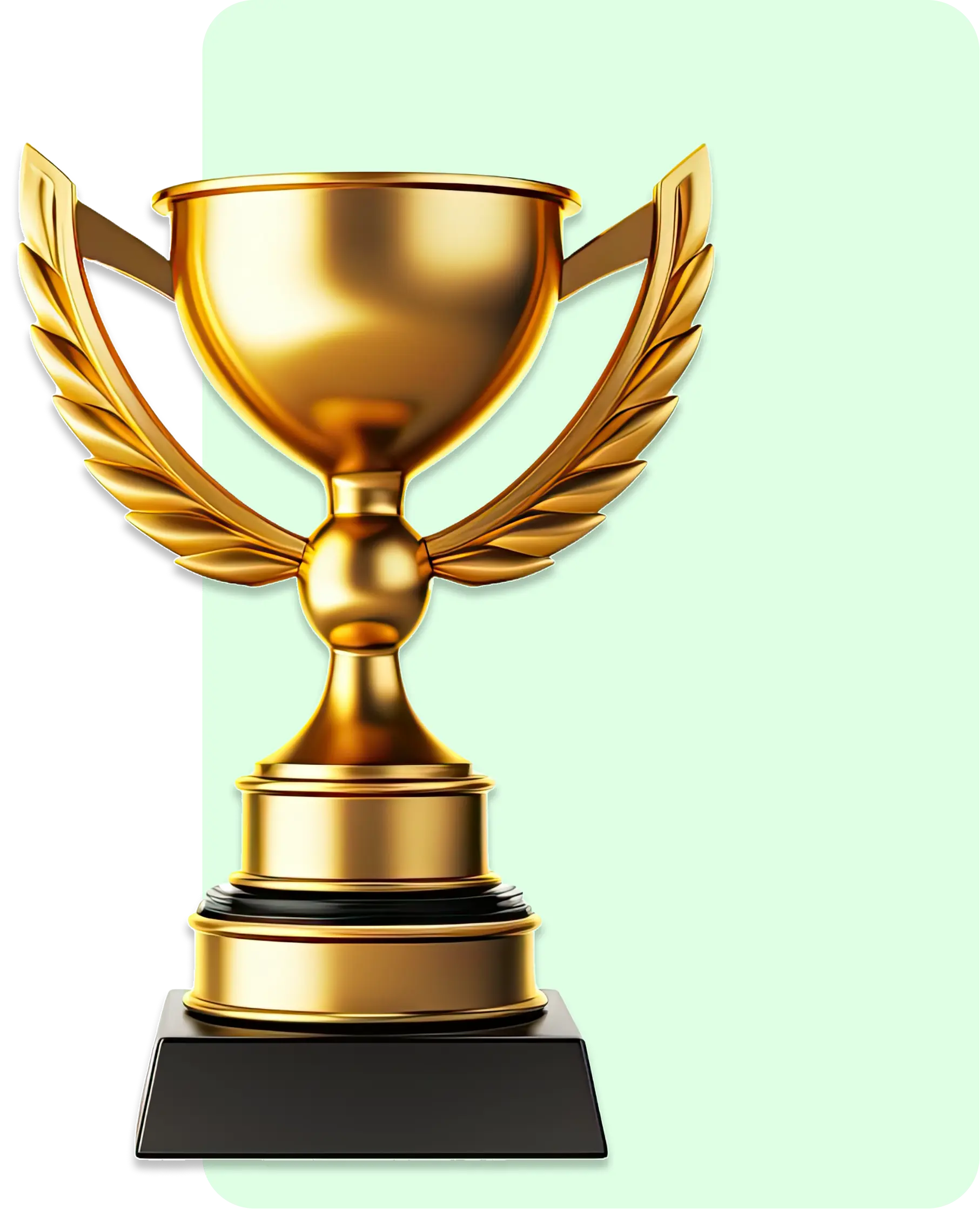 Webby Awards trophy earned by Solvars for best website design and innovative digital campaigns