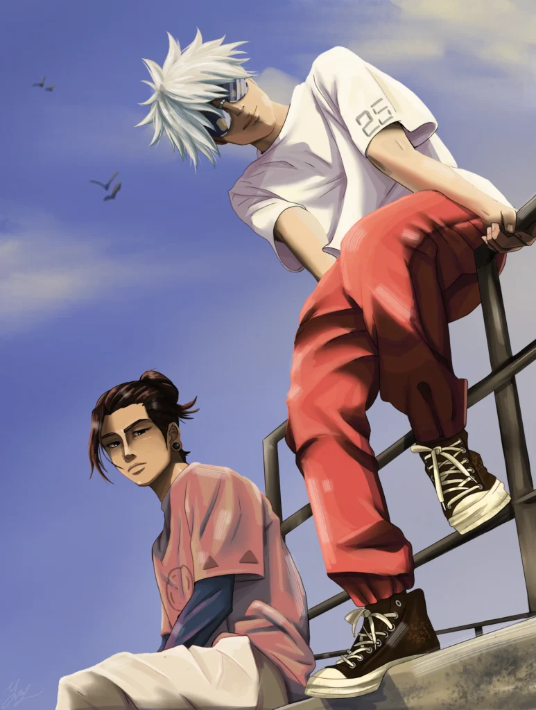 Anime boy llustration