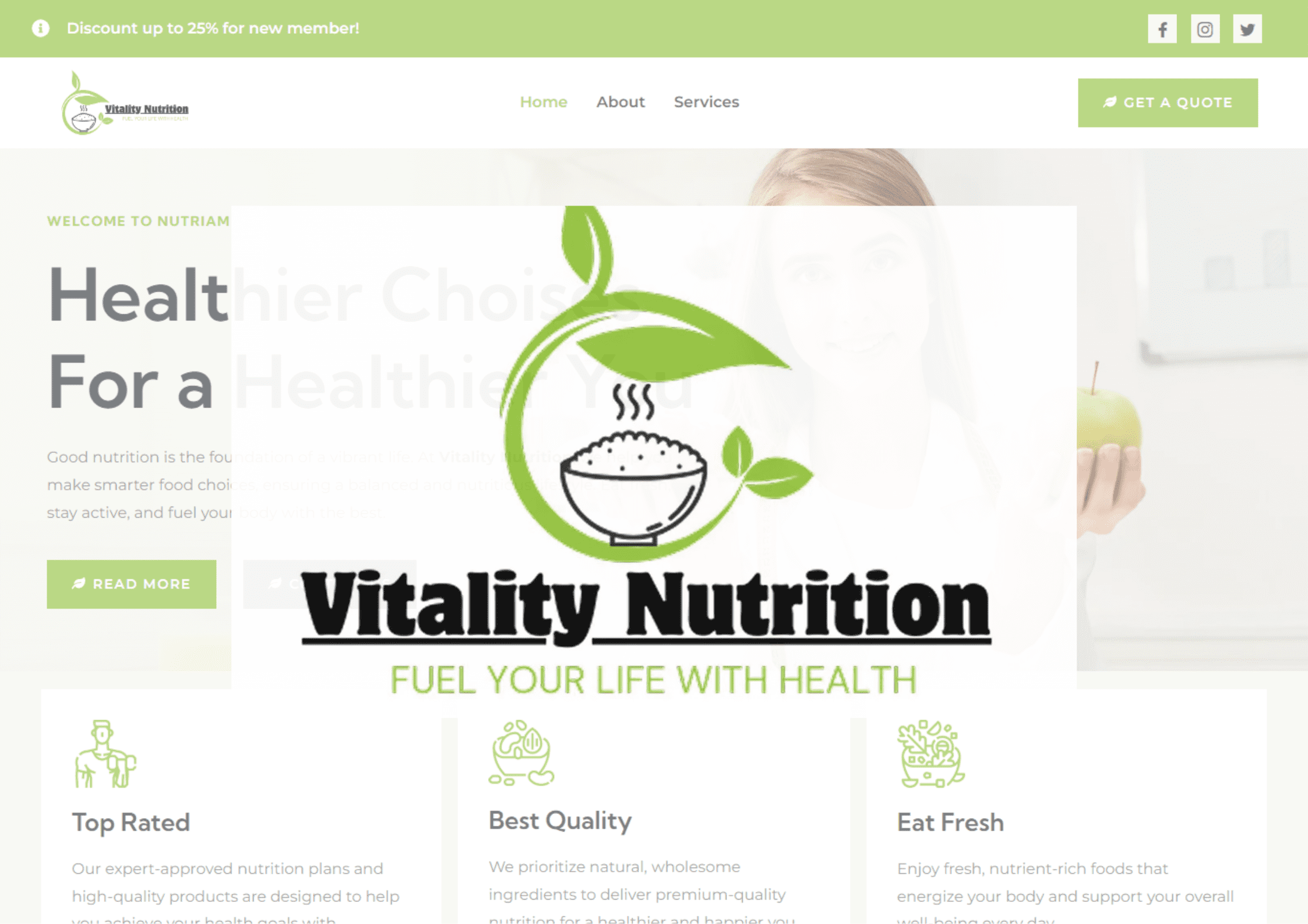 Vitality Nutrition logo